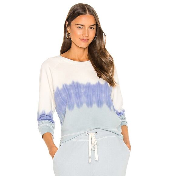 RAILS Theo Crewneck Sweatshirt Ocean Tie Dye XS - Picture 1 of 9